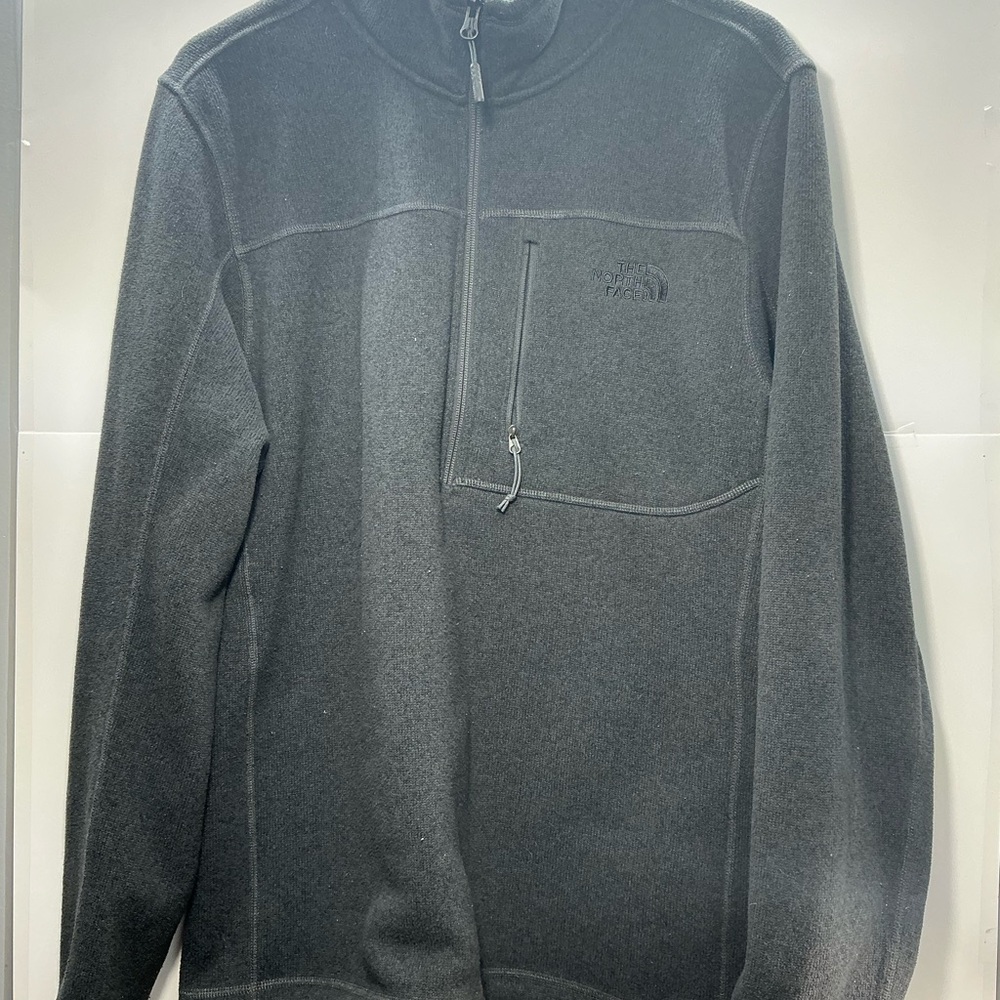 The North Face Men's Charcoal Zip-Up Sweater